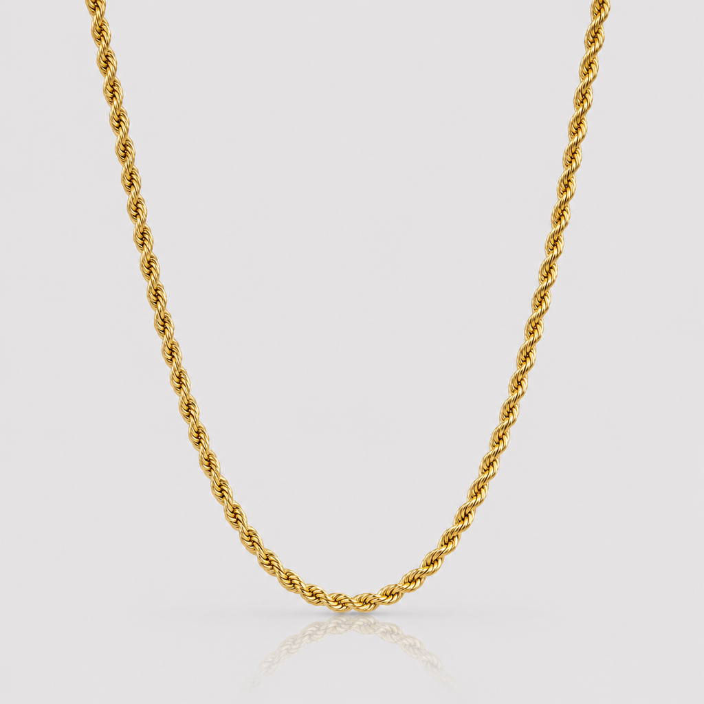 Rope Gold Chain For Men