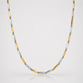 Rice Chain  Dual Tone For Men
