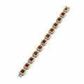 Rudraksha Dual Tone Bracelet