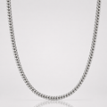 Wheat Silver Chain For Men