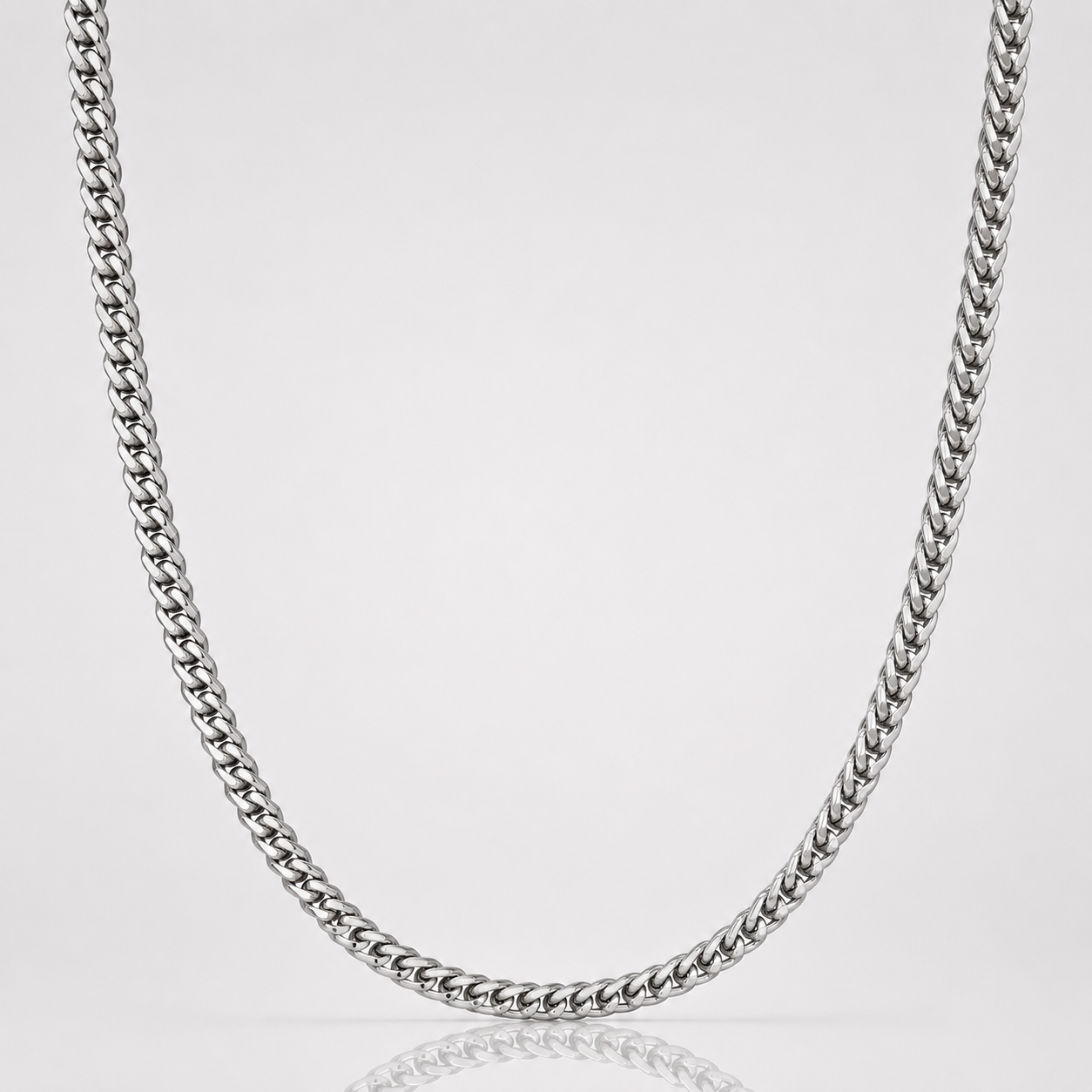 Wheat Silver Chain For Men